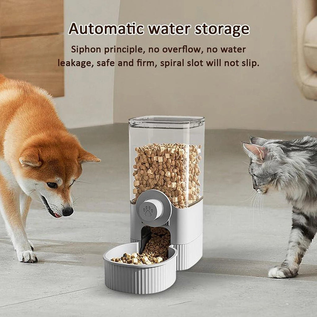 1.2L Hanging Pet Feeder & Water Dispenser Set - Petnivo