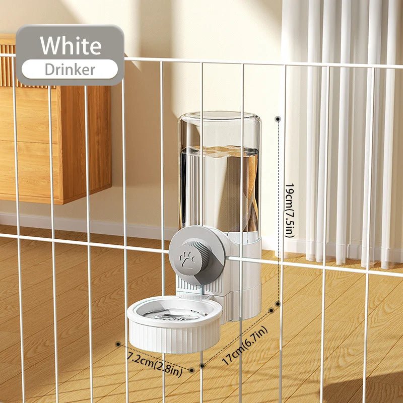 1.2L Hanging Pet Feeder & Water Dispenser Set - Petnivo