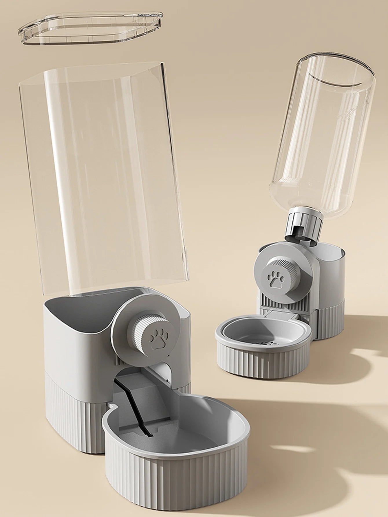 1.2L Hanging Pet Feeder & Water Dispenser Set - Petnivo
