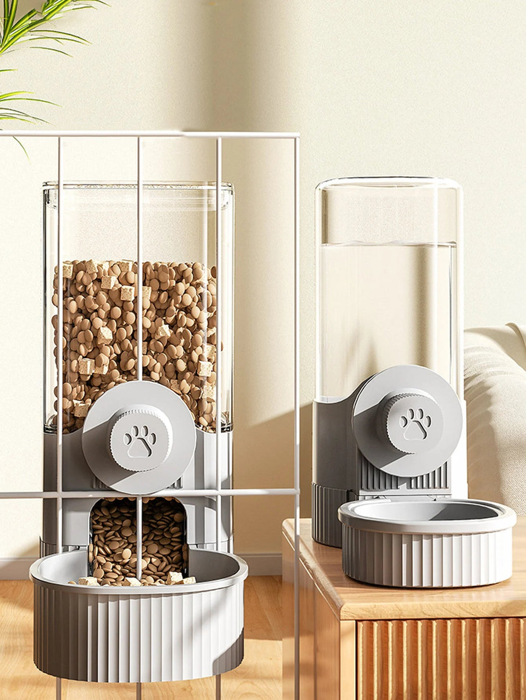 1.2L Hanging Pet Feeder & Water Dispenser Set - Petnivo