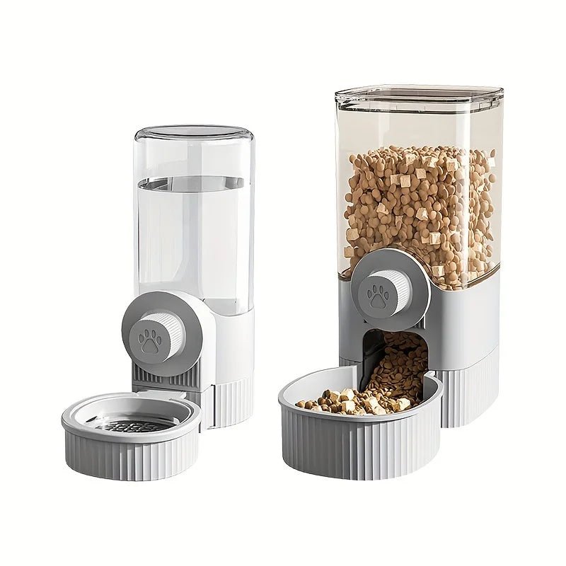 1.2L Hanging Pet Feeder & Water Dispenser Set - Petnivo