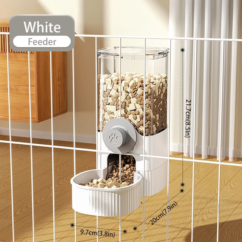 1.2L Hanging Pet Feeder & Water Dispenser Set - Petnivo