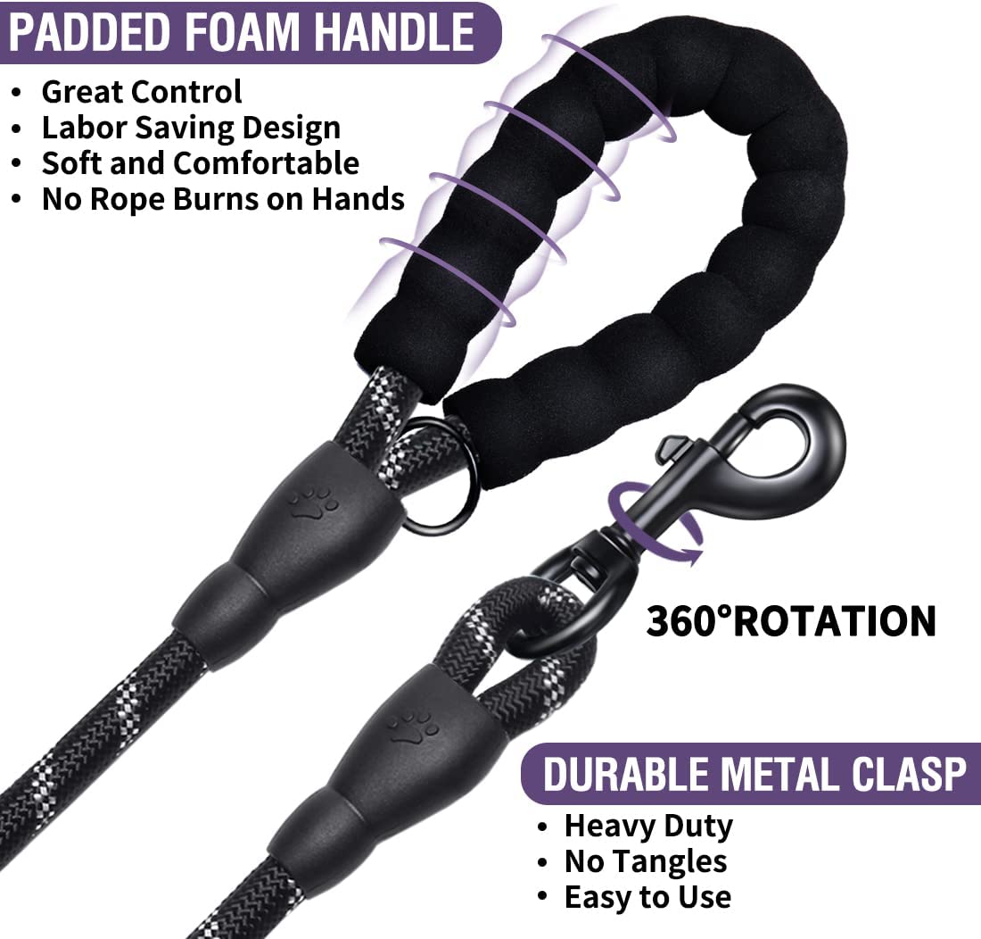 Reflective Dog Leash Strong Pull Control