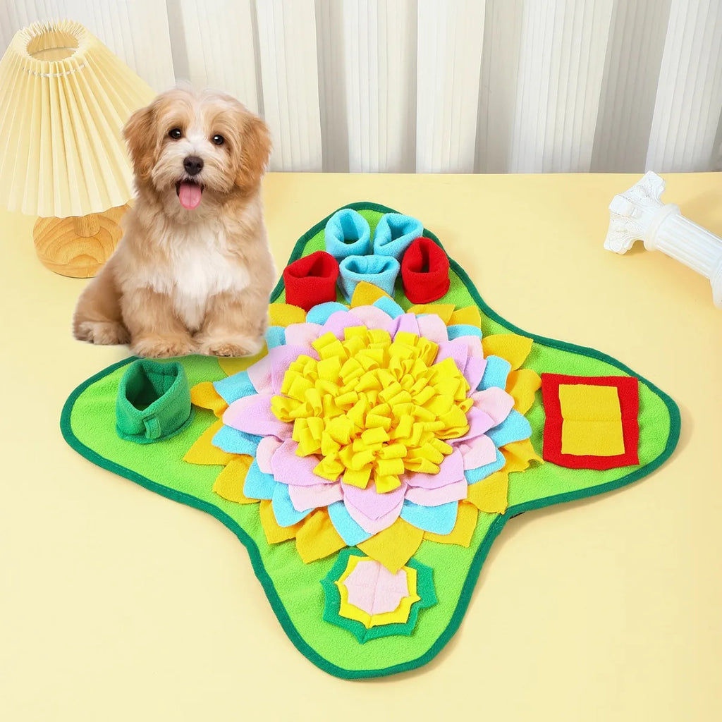 Interactive Dog Snuffle Mat Feeding Puzzle