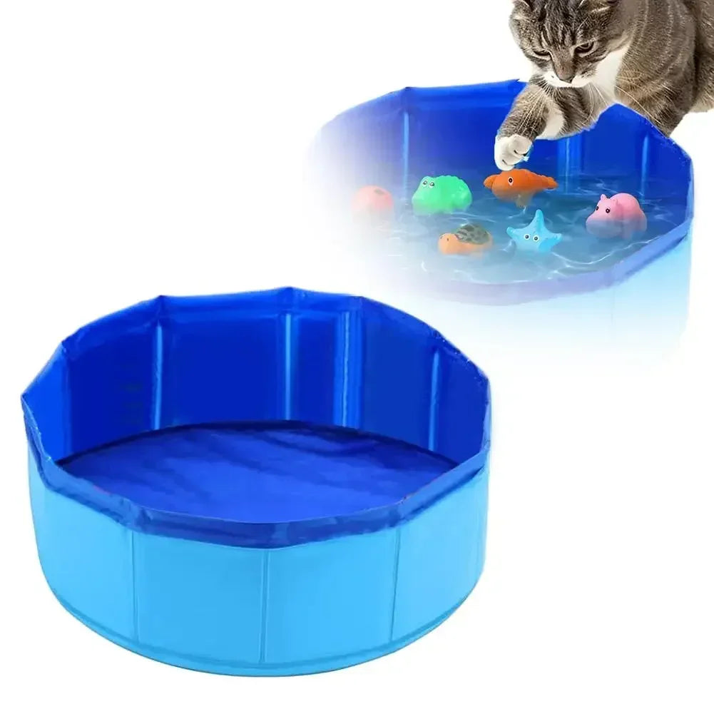 Foldable Pet Pool Bath Tub Summer
