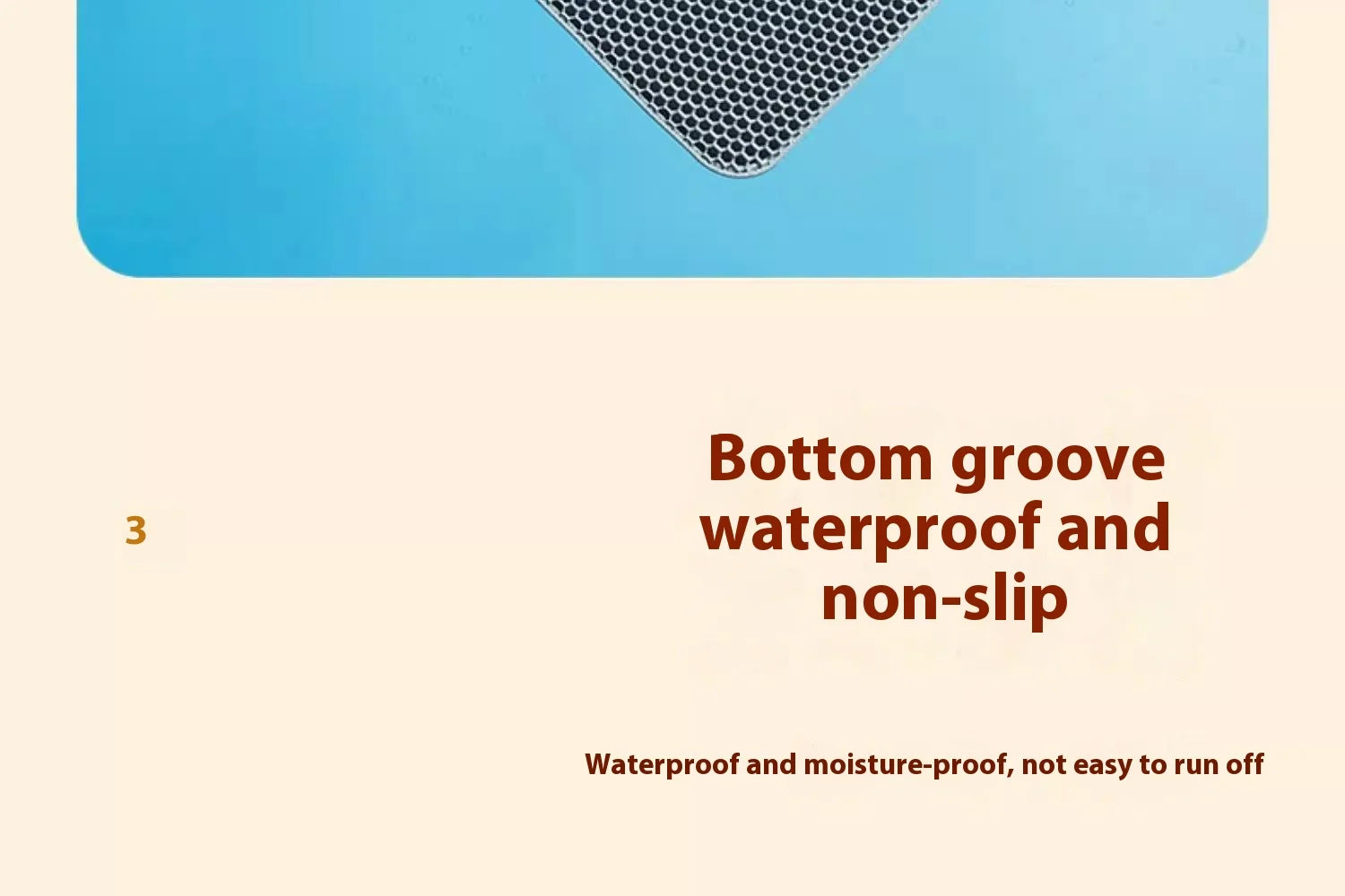 Extra Large Cat Litter Mat Waterproof