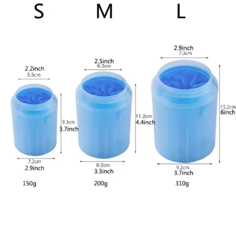 Dog Paw Cleaner Cup Silicone Brush