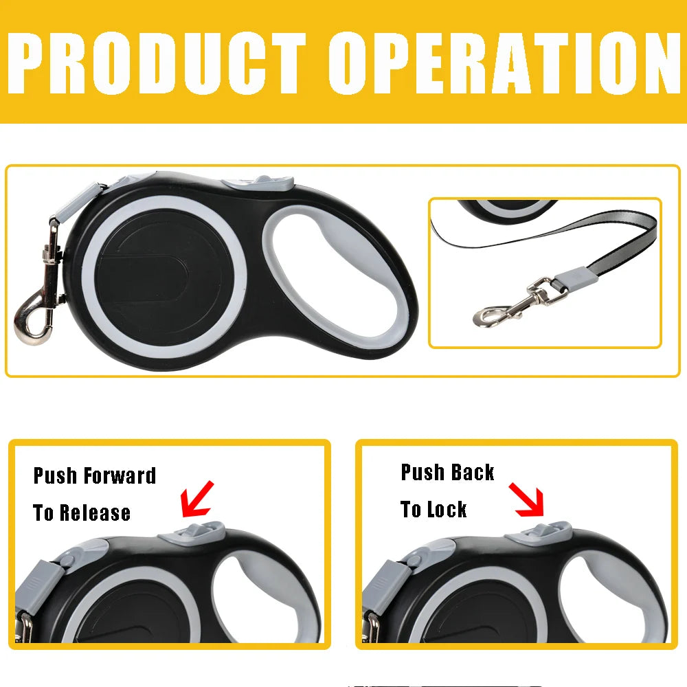 Retractable Dog Leash 5m 8m Nylon