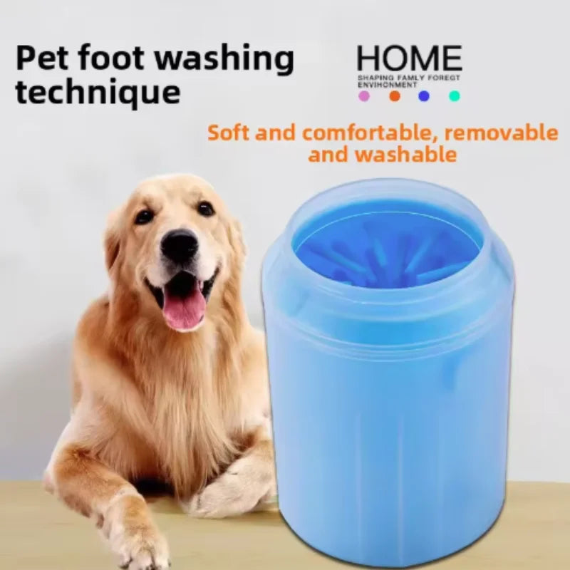 Dog Paw Cleaner Cup Silicone Brush