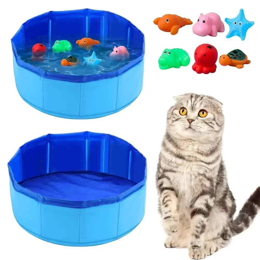 Foldable Pet Pool Bath Tub Summer