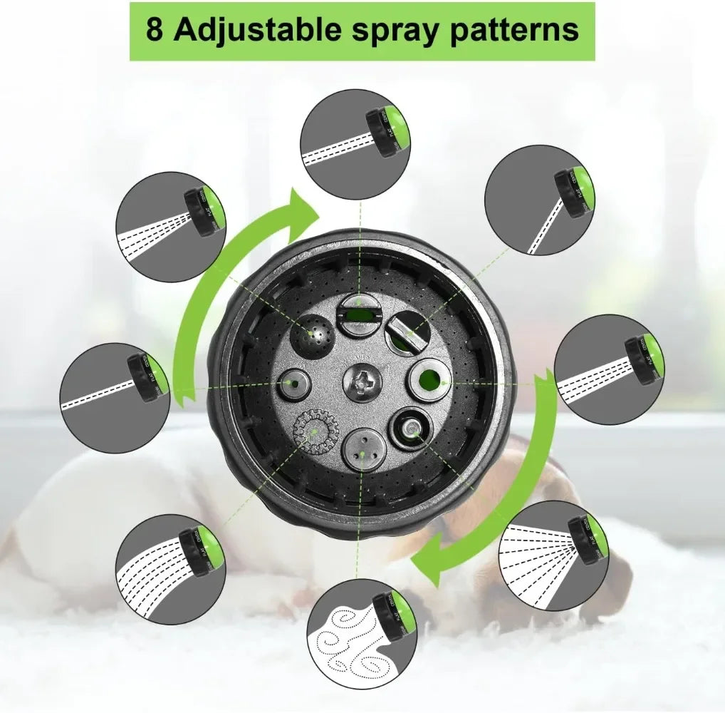 8-in-1 Pet Shower Sprayer