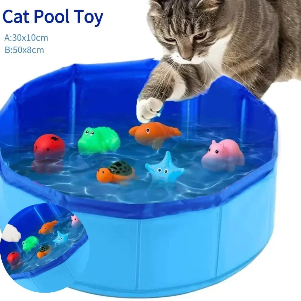 Foldable Pet Pool Bath Tub Summer