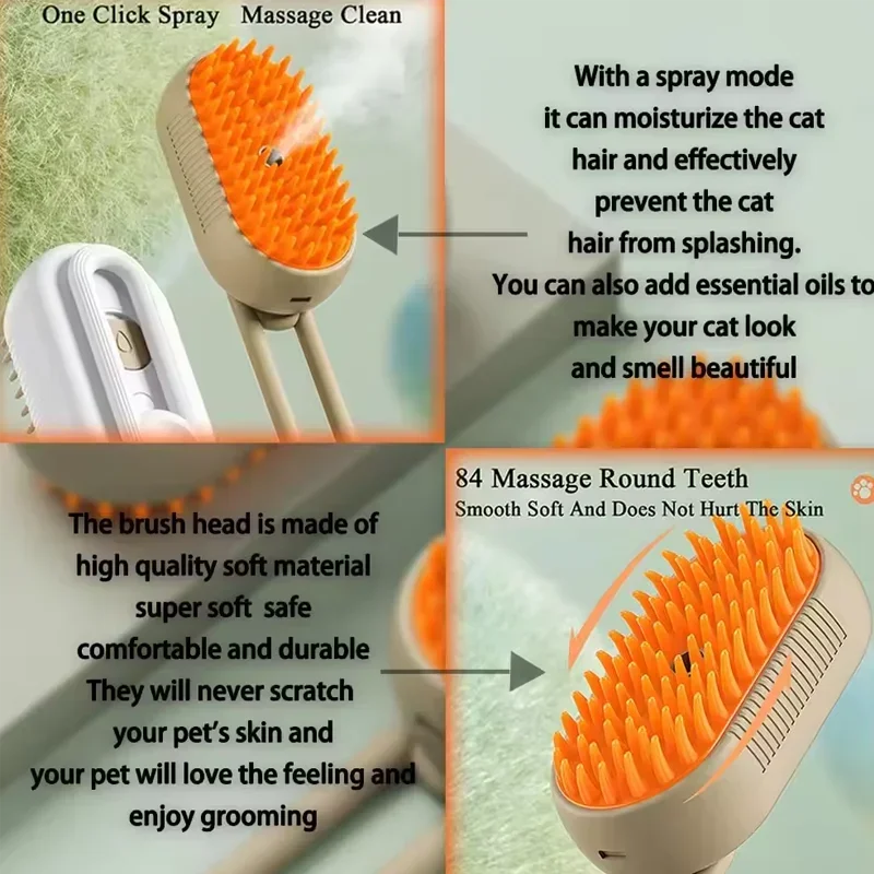 Pet Spray Grooming Comb Hair Remover