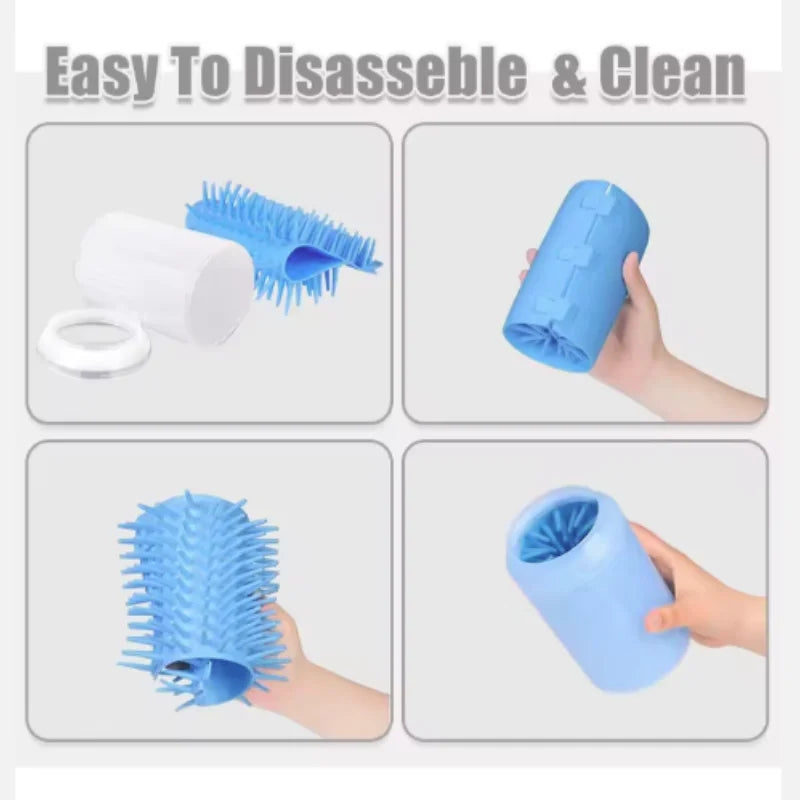 Dog Paw Cleaner Cup Silicone Brush