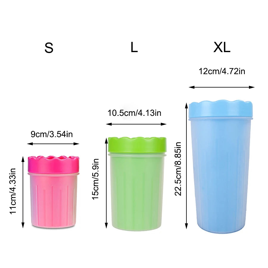 Pet Paw Cleaner Cup Silicone Brush