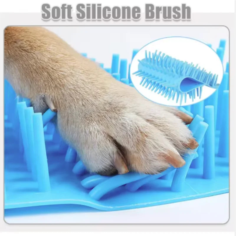 Dog Paw Cleaner Cup Silicone Brush