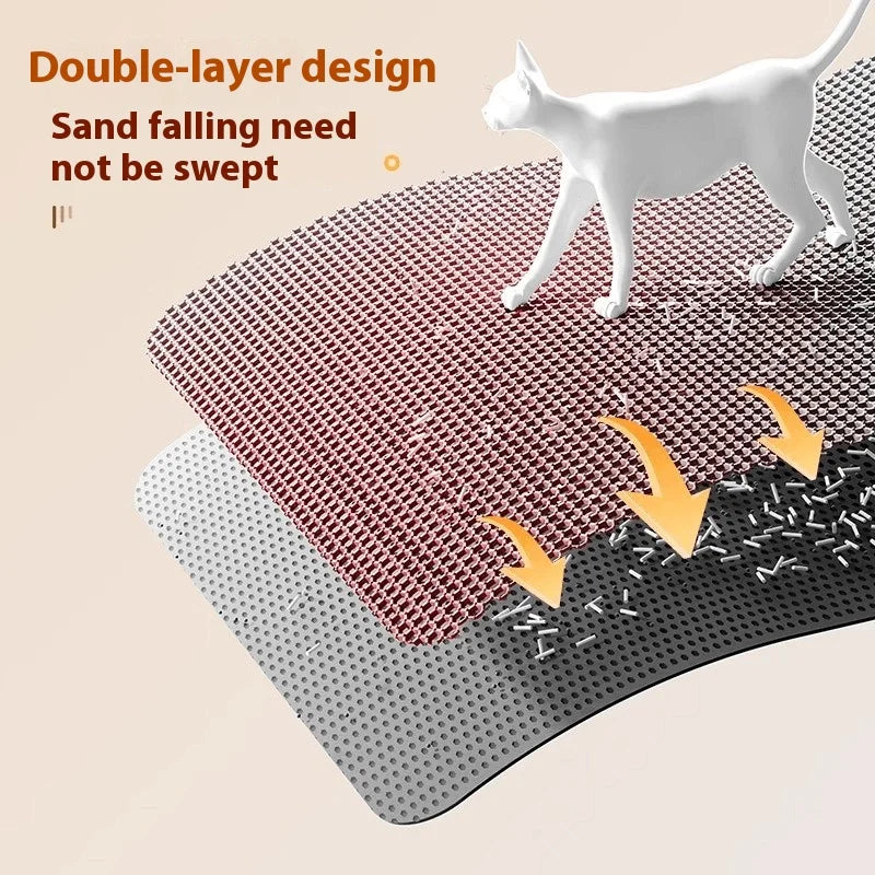 Extra Large Cat Litter Mat Waterproof