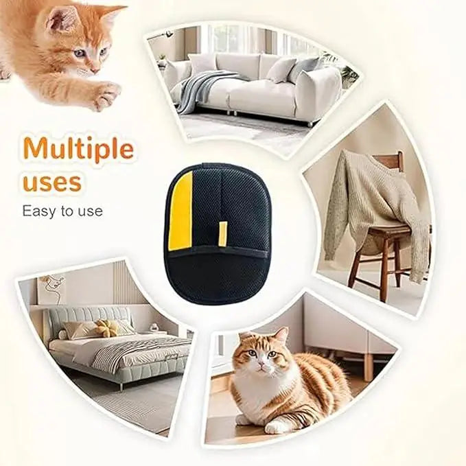 Pet Hair Remover Grooming Glove Reusable
