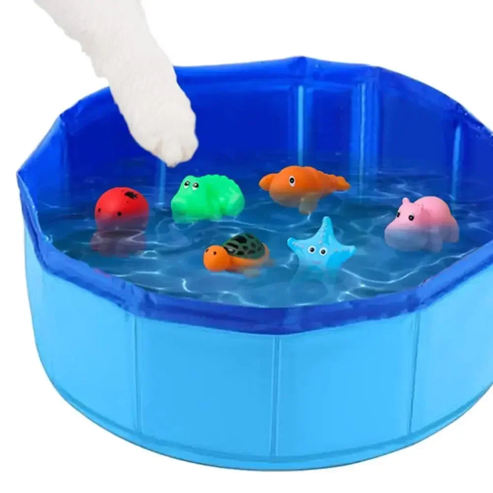 Foldable Pet Pool Bath Tub Summer