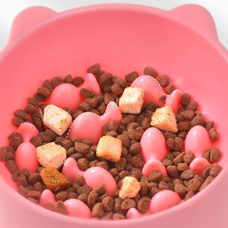 Cat Slow Feeder Bowl Anti Choking