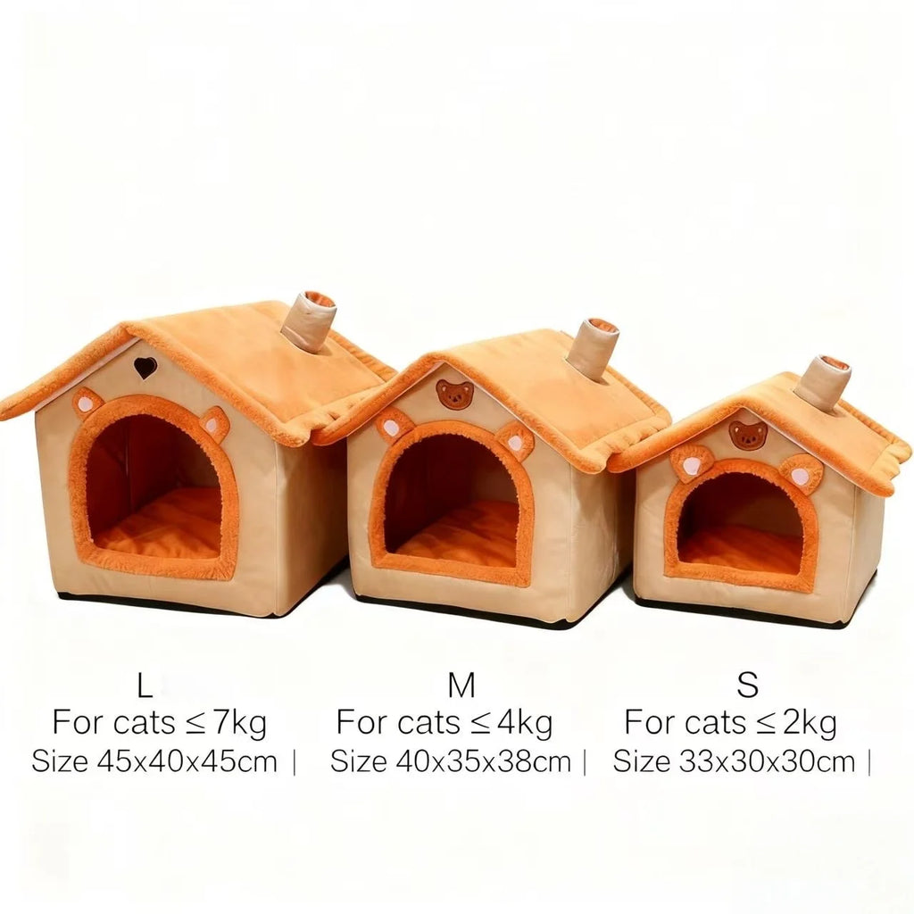 House Style Pet Bed Washable Warm