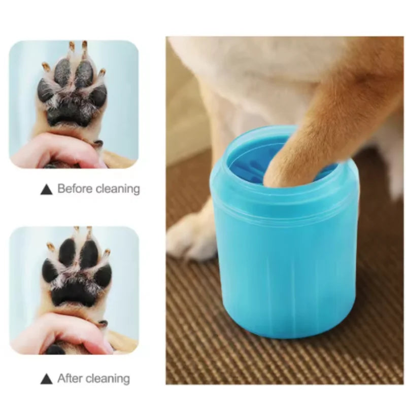 Dog Paw Cleaner Cup Silicone Brush