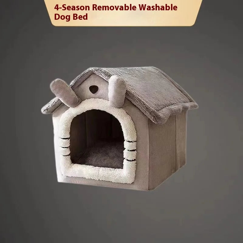 House Style Pet Bed Washable Warm