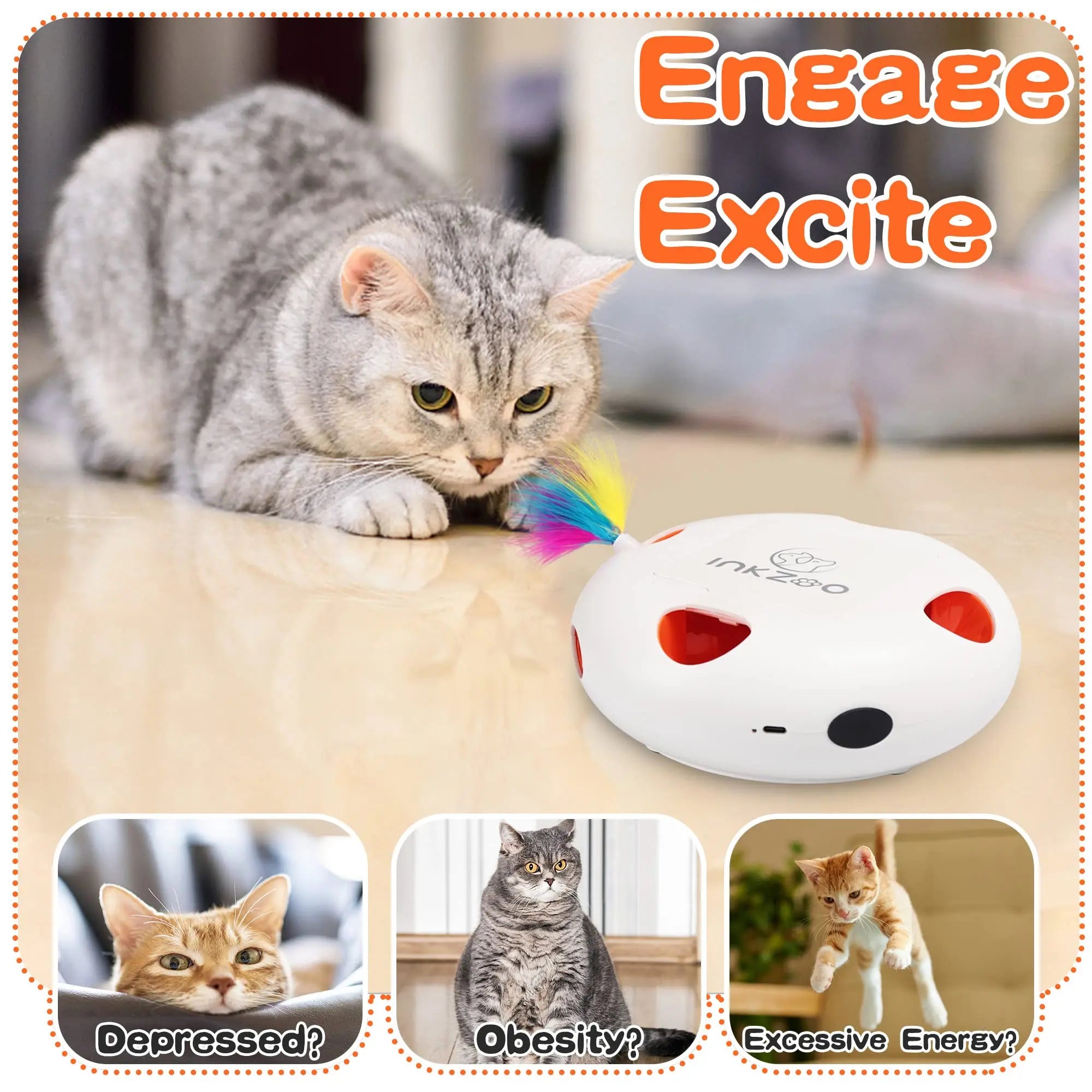 Interactive Cat Toy Whack A Mole