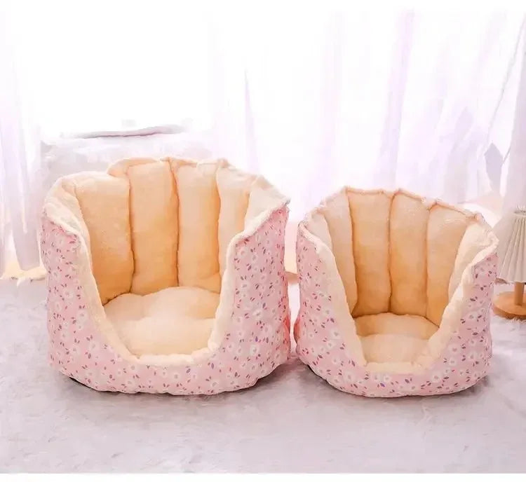 Winter Warm Cat Dog Bed House