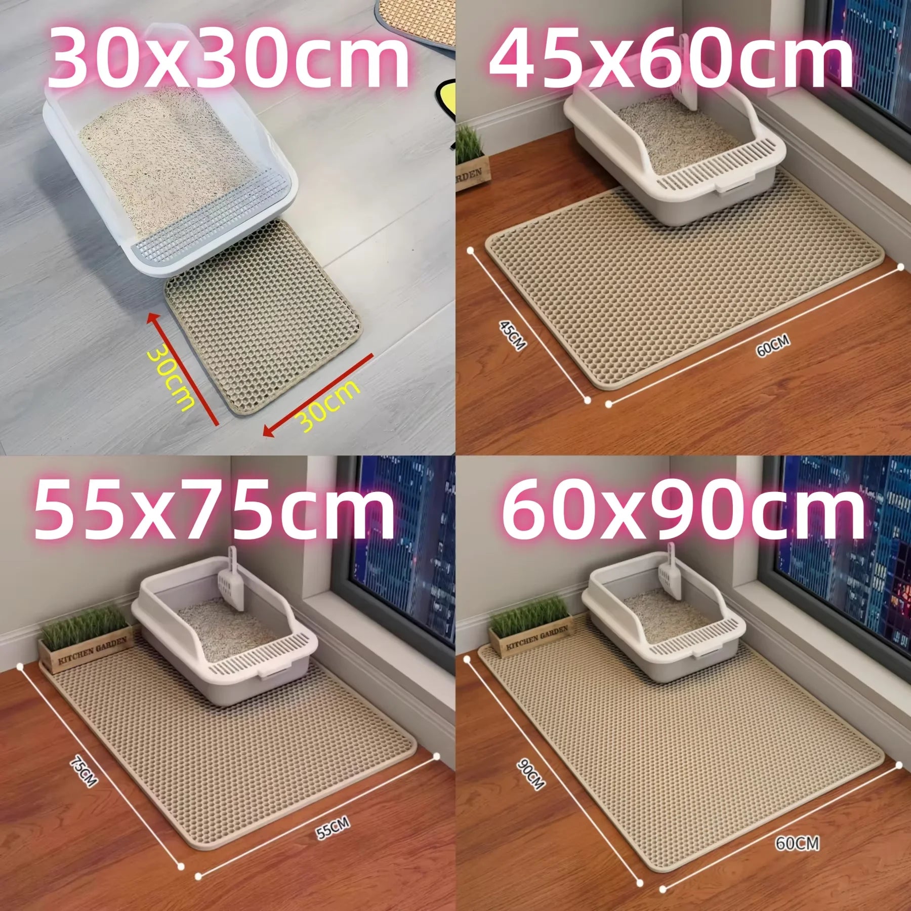 Extra Large Cat Litter Mat Waterproof