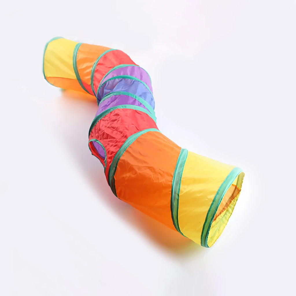 Foldable Cat Tunnel Interactive Toy