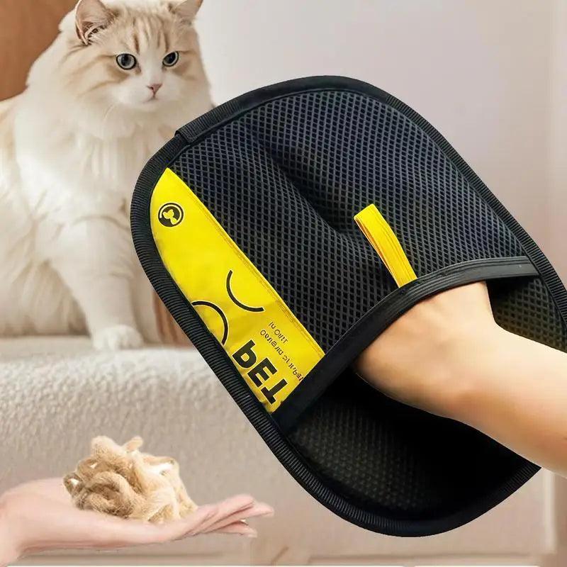 Pet Hair Remover Grooming Glove Reusable