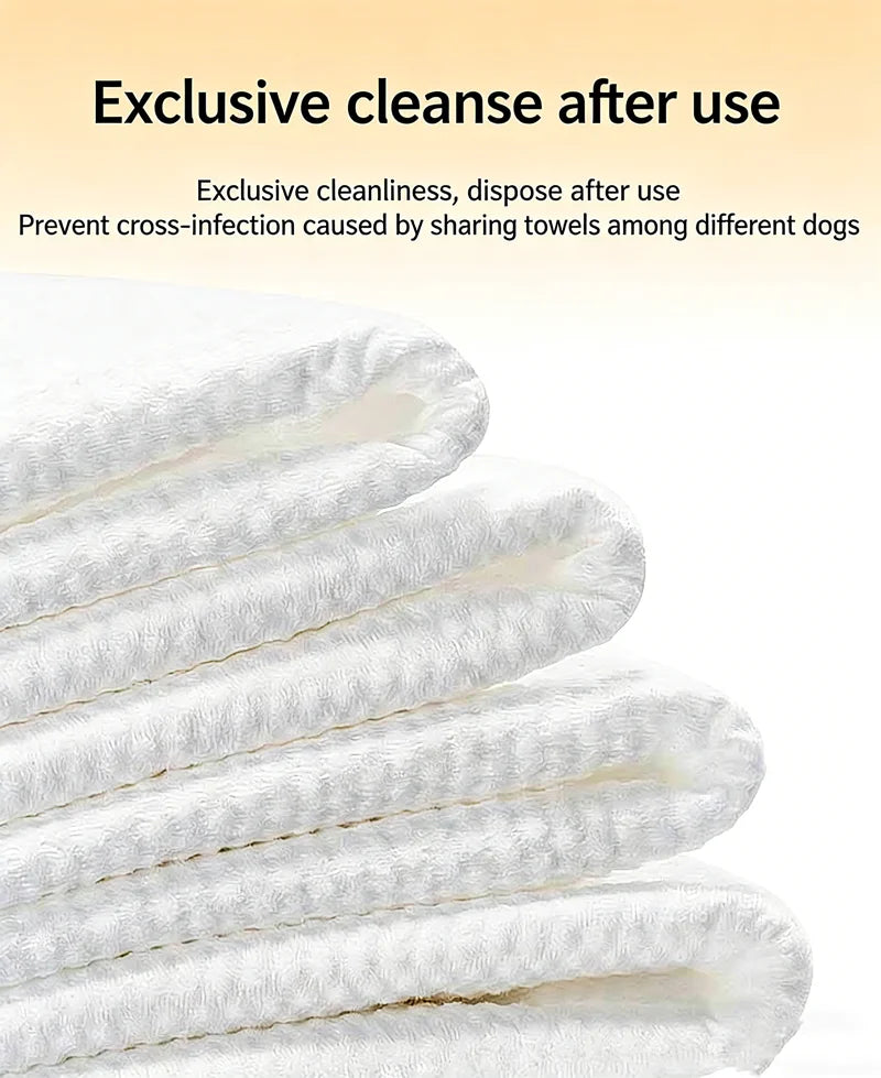 Disposable Pet Bath Towels Soft Absorbent
