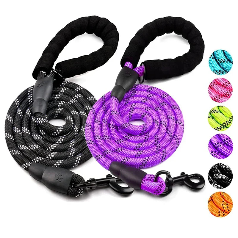 Reflective Dog Leash Strong Pull Control