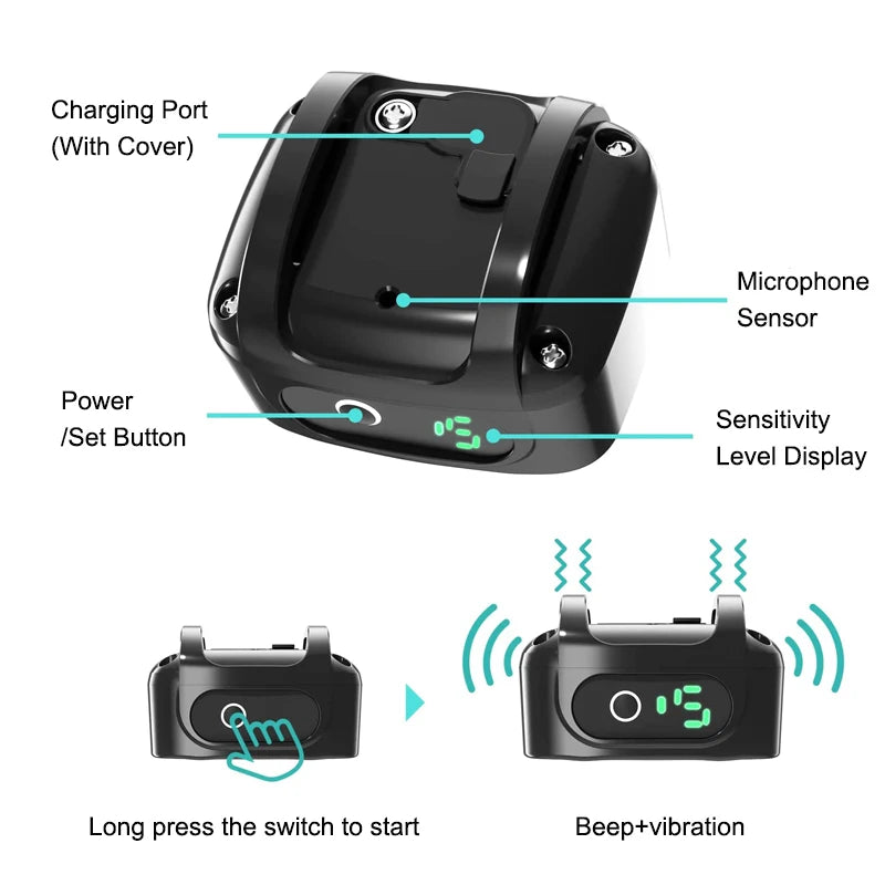 Ultrasonic Dog Anti Bark Training Collar