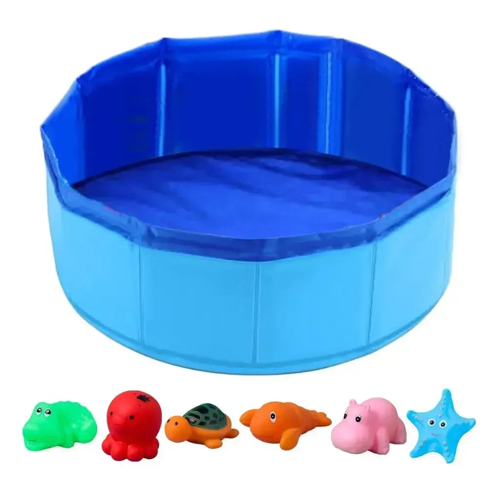 Foldable Pet Pool Bath Tub Summer