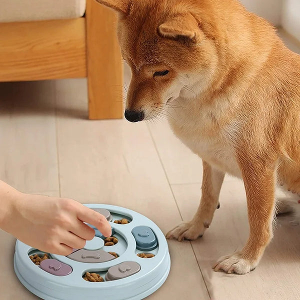 Interactive Dog Puzzle Feeder Slow Bowl