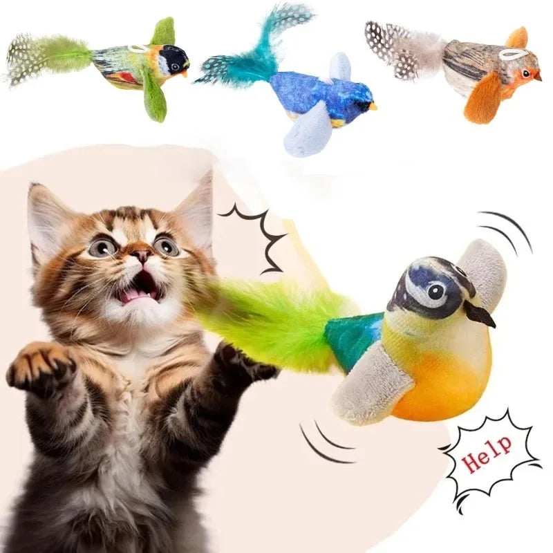 Cat Bird Sound Interactive Toy