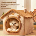 House Style Pet Bed Washable Warm