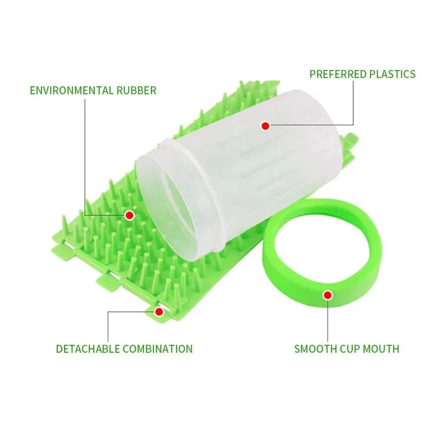 Pet Paw Cleaner Cup Silicone Brush