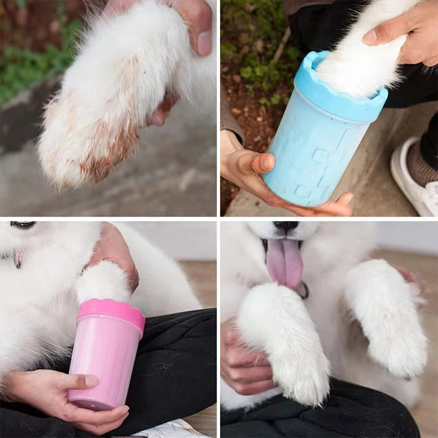 Pet Paw Cleaner Cup Silicone Brush