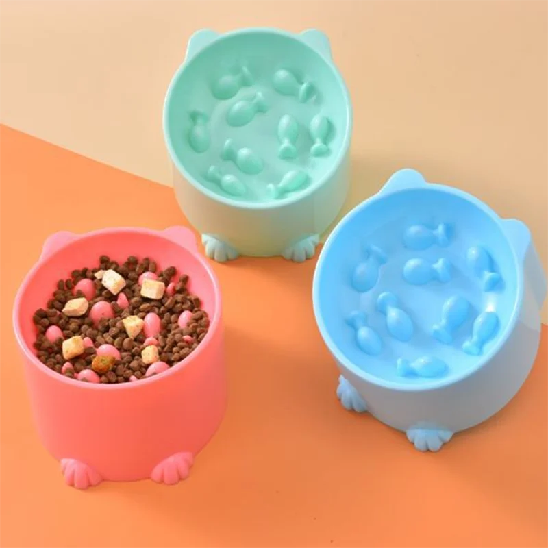 Cat Slow Feeder Bowl Anti Choking
