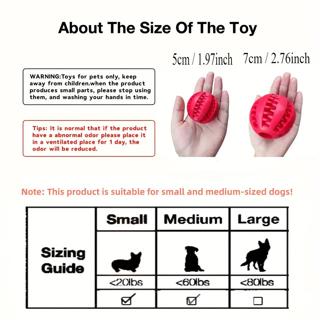 Dog Treat Dispensing Chew Ball
