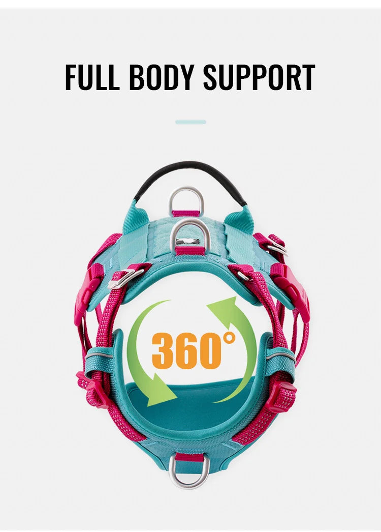 Escape Proof Reflective Dog Harness No Pull