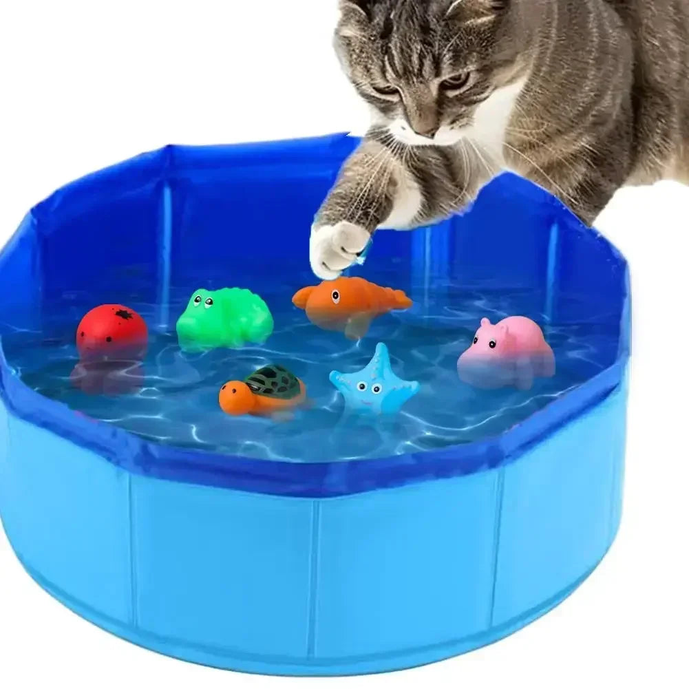 Foldable Pet Pool Bath Tub Summer
