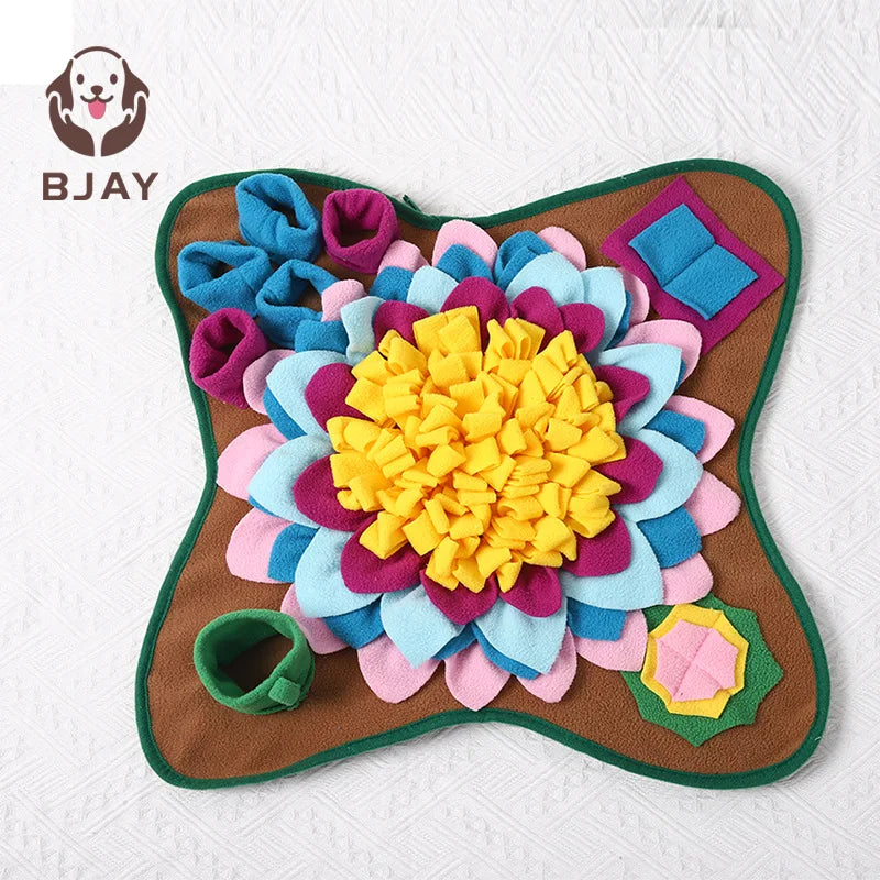 Interactive Dog Snuffle Mat Feeding Puzzle
