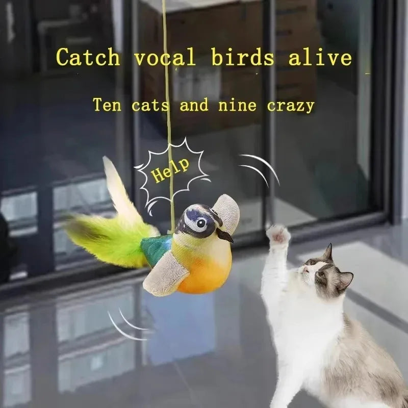 Cat Bird Sound Interactive Toy