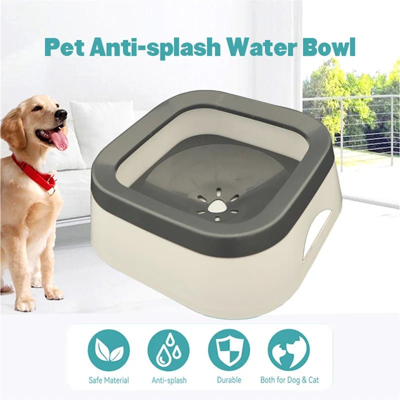 Anti-Splash Dog Water Bowl 1L - Petnivo