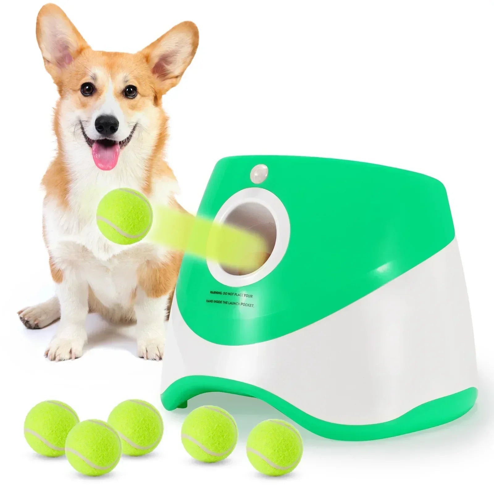 Automatic Dog Ball Launcher Toy - Petnivo