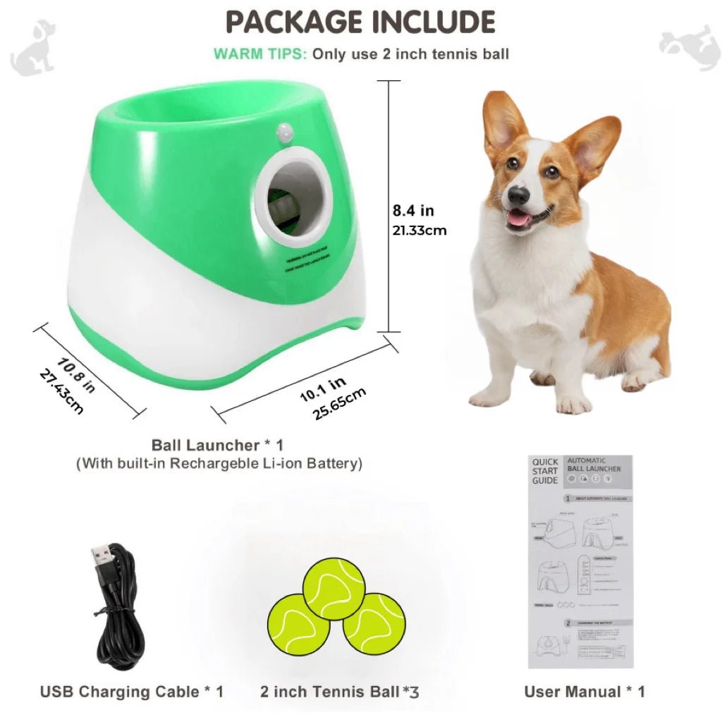 Automatic Dog Ball Launcher Toy - Petnivo